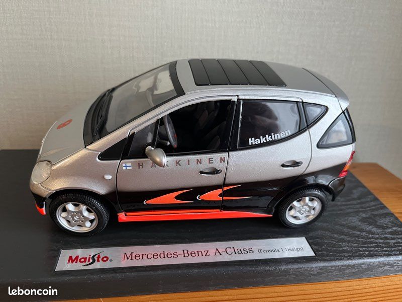 Mercedes-Benz Classe A HAKKINEN 1/18 Maisto, Boîte D'origine, Miniature Collection