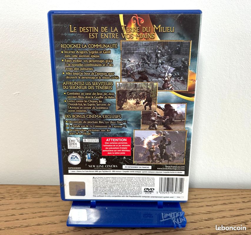 Le Seigneur Des Anneaux Les Deux Tours PS2 Lord Of The Rings  D Anneaux Les Deux Tours Ps2 Lord Of The Rings 1297633440