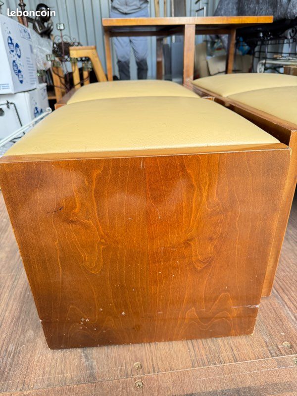 Table + 4 tabourets Hugues Chevalier (image 6)