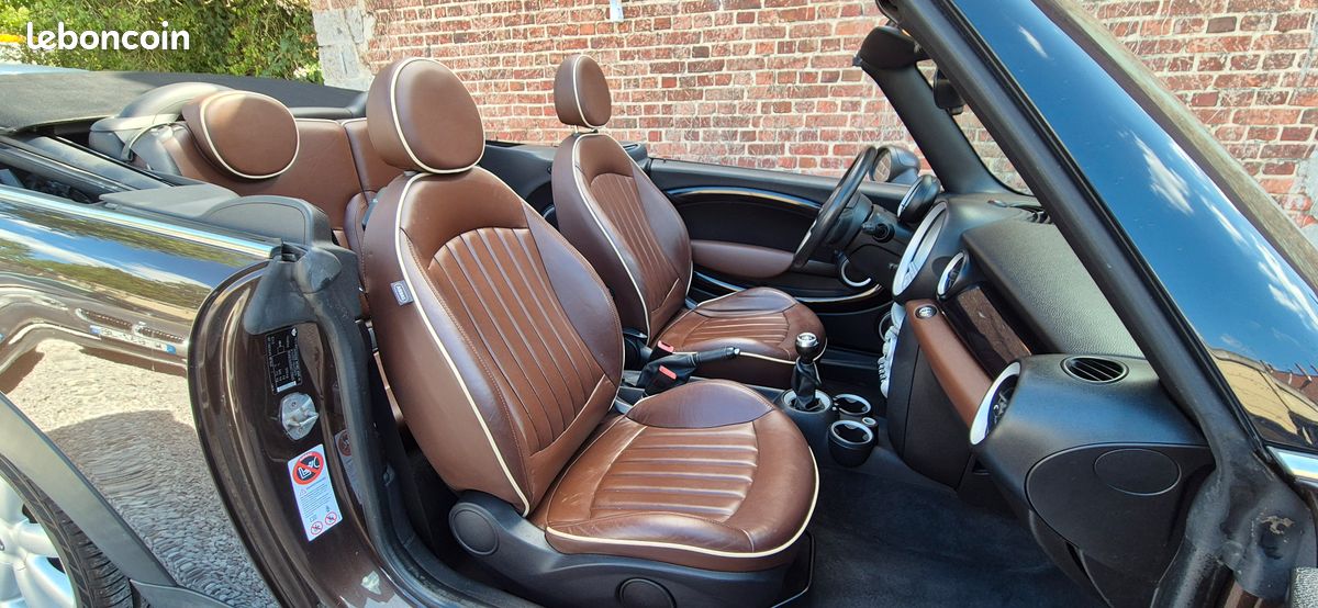 Tres belle mini cooper cabriolet 1.6 essence 98 ch R57 cuir 2010 seulement 125 000 km 8 990 (image 5)