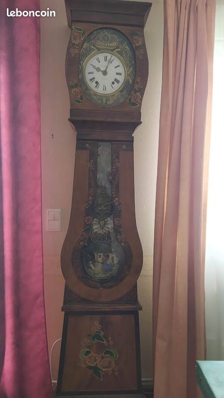 Très belle horloge Comtoise ancienne (image 1)