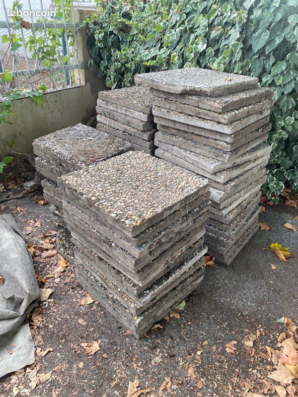 Dalle béton gravillons grise (image 2)