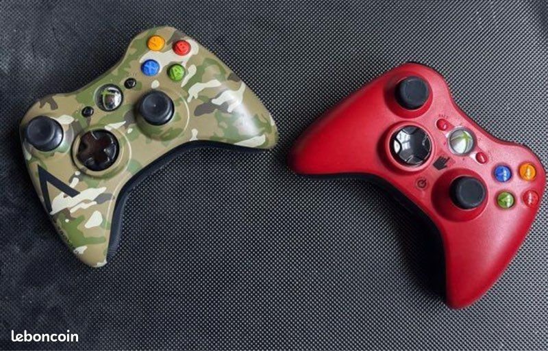 Manette Xbox 360 Officielle Microsoft - Couleur Sable (Sand) - Occasion Fonctionnelle