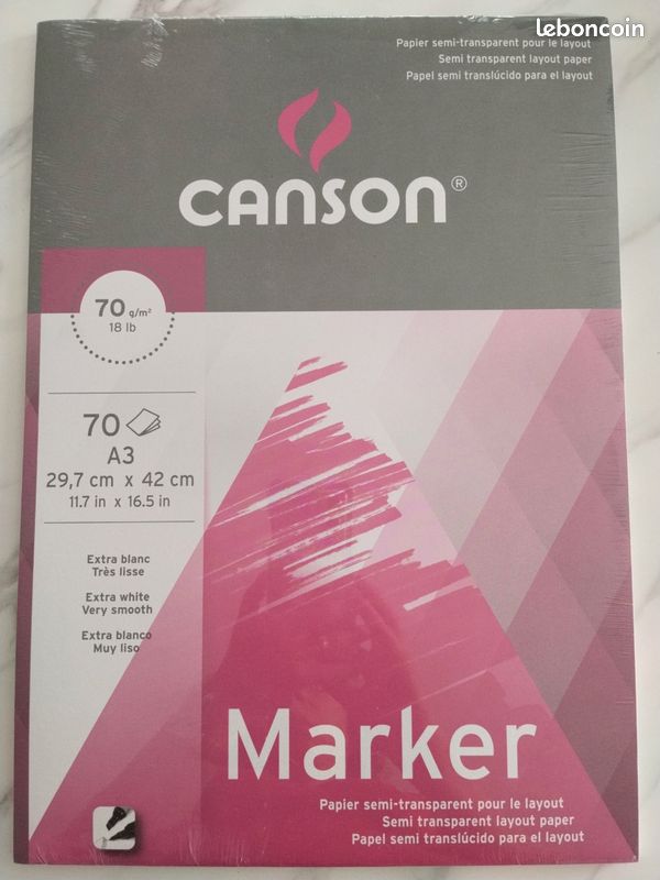 Papier Marker pour layout Canson (image 1)