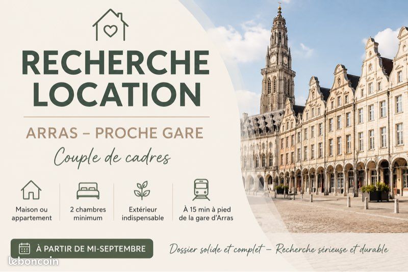 Appartement 2 pièces 60 m² · à Arras · 60 m² · 950 €