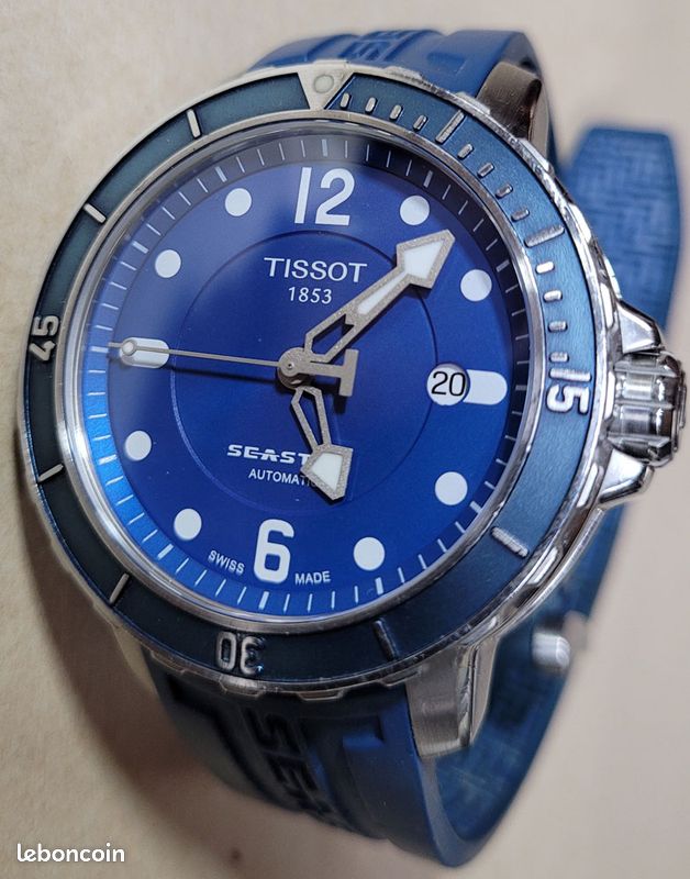 MontreTISSOT 1853 SEASTAR Automatique HELIUM VALVE 300 m ref T066407A 1ère main (image 1)