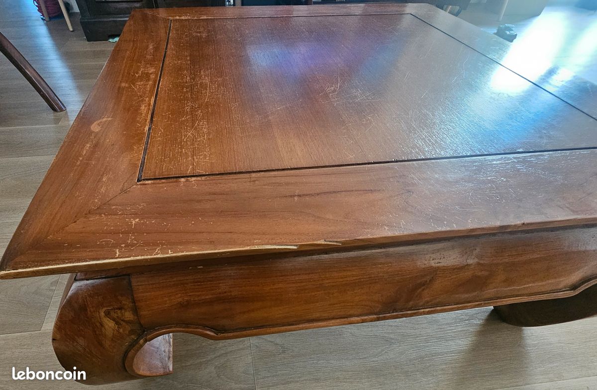 Table base en teck opium 80x80cm (image 4)