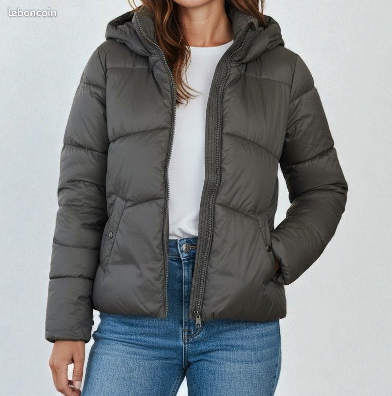 Capuche Vero Moda Doudoune Doudoune Longue à Capuche Noir Vero