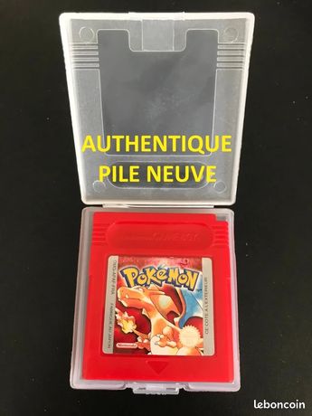 Pokémon Version Rouge – Game Boy Color – Français – Comme Neuf (1999)