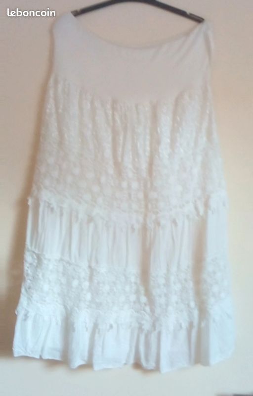 Jupe longue blanche (image 2)