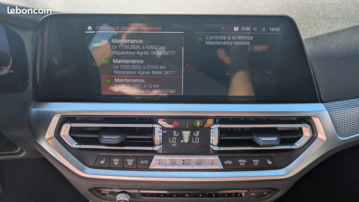 BMW Série 3 2.0 320 D 190 MHEV HYBRID M-SPORT BVA FULL ENTRETIEN BMW (image 15)
