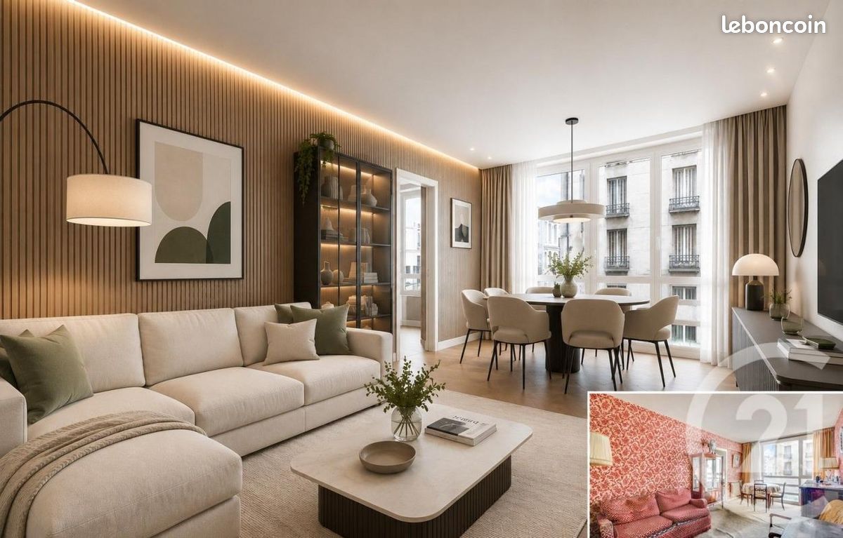 Appartement 3 pièces 74 m² · à Paris · 74 m² · 595 000 €