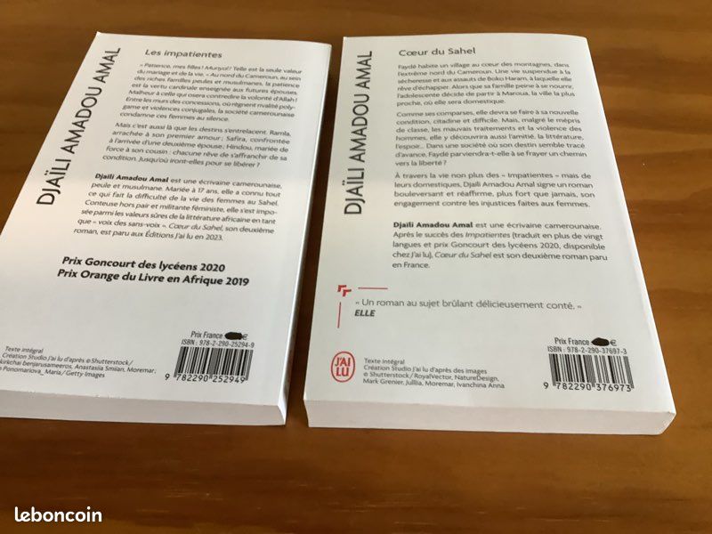 Livre «  Djaili Amadou Amal «  x2 (image 2)
