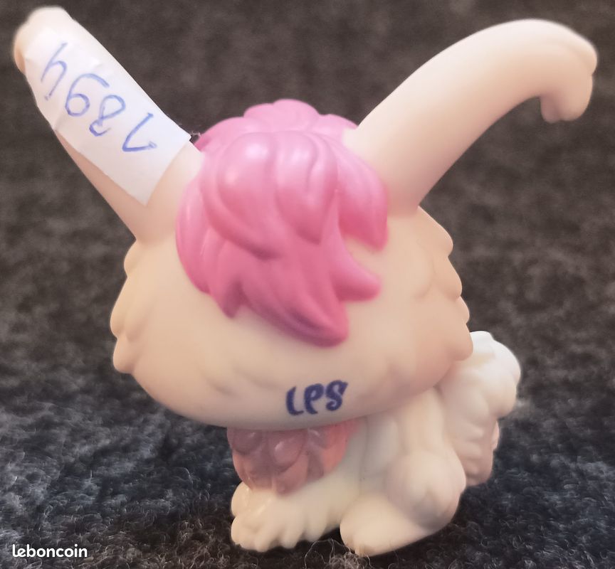 Figurine Littlest Pet Shop Angora Rose Lapin #1894 - Hasbro - Occasion