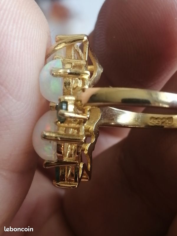 Bague en opales et vermeil (image 9)