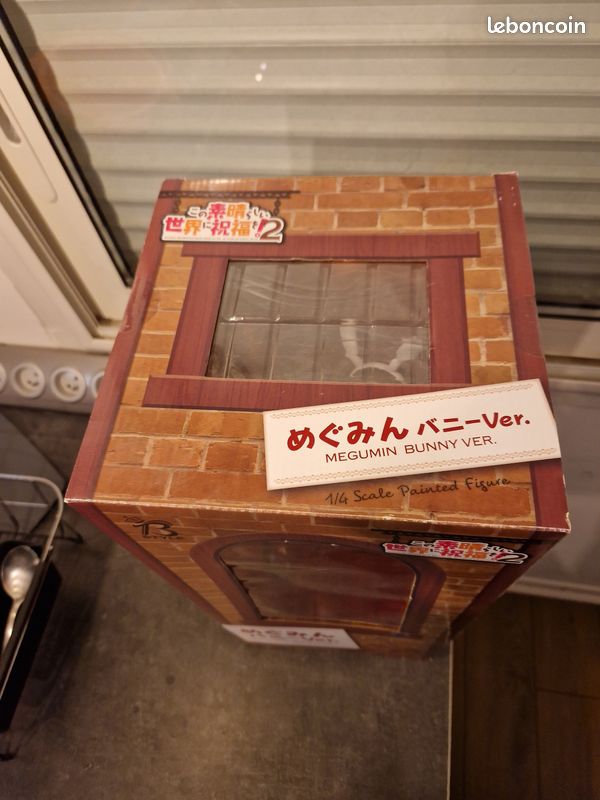 Figurine FREEing Konosuba - Megumin Bunny Ver. 1/4 - Bas Résille - B-STYLE