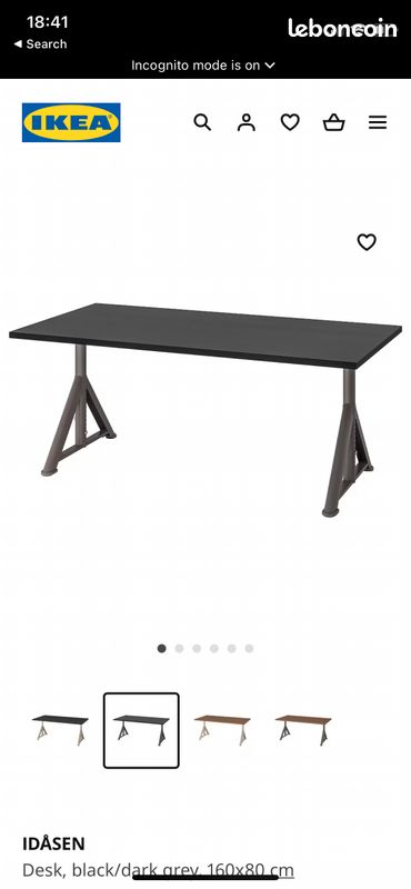 Bureau IKEA IDASEN (image 1)