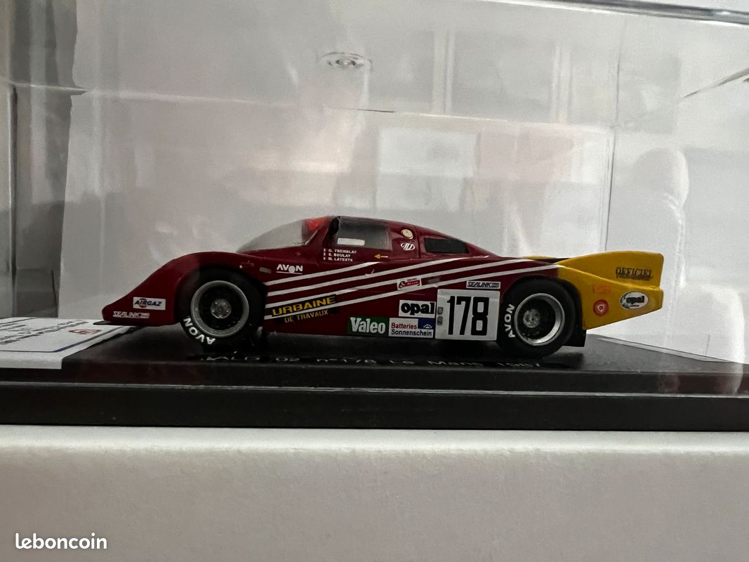 NO SPARK Alba Giannini #63 24 Heures du Mans 1983 1/43 GCAM Edition Limitée - Collection