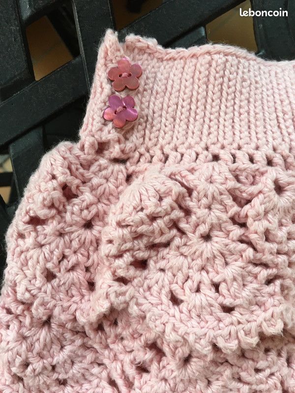 Jupe (ou Poncho) Tricotée Pour Fille 4-5 Ans - Neuf Avec étiquettes