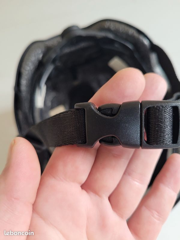 Casque de vélo rond noir Btwin taille M (image 5)