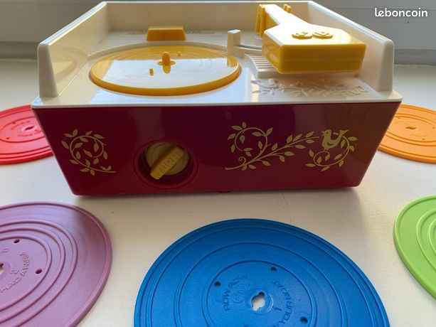 Tourne-disque électrophone Fisher Price Vintage - Avec Boîte D'origine