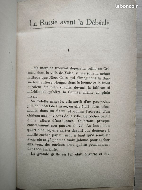 La Russie avant la débâcle par la princesse Stéphanie dolgorouky 1926 (image 6)
