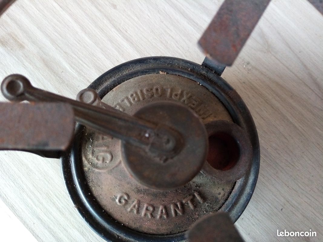 Ancien réchaud à Alcool en cuivre (image 2)