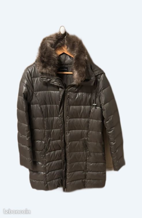 Doudoune Longue Doudoune Caroll Kaki Hot Caroll Doudoune Discount