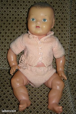 Rare ancien baigneur poupon en celluloid B35 poupée