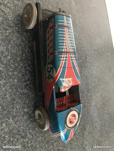 Voiture De Course Mécanique ML Martinan Larnaude – Jouet Ancien Tôle – France – Joustra