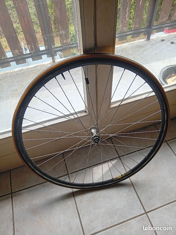 PAIRE DE JANTES tubulaires route WOLBER PROFIL 18 JANTES 28 36H