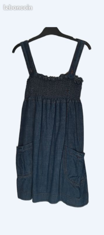 Robe tunique en jeans T.36.38 (image 1)