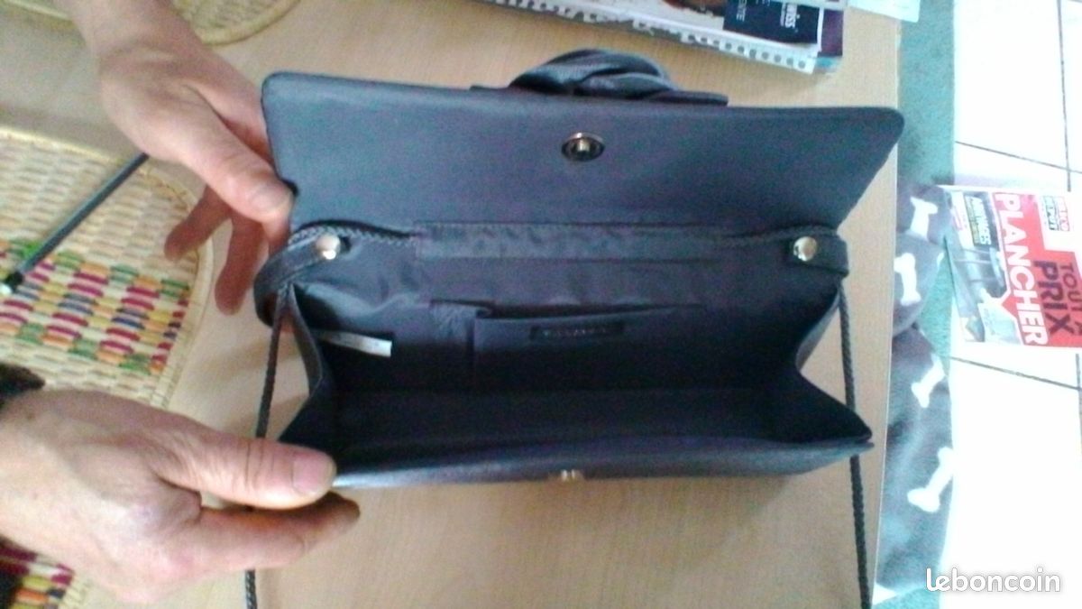 Pochette grise anthracite- idéale pour cérémonies (image 3)