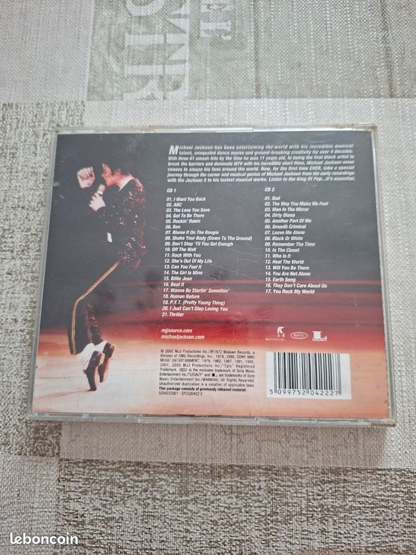 Lot de CD Michael Jackson (image 11)