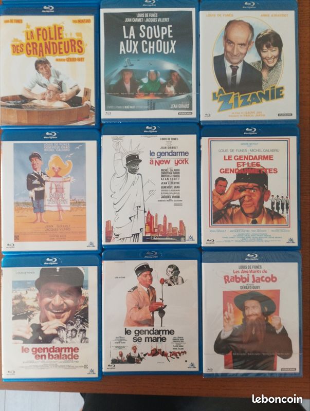 Lot 12 films Louis de Funès en bluray (image 2)