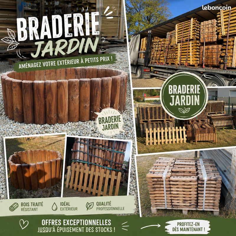 Bordures à planter pin cl4 marron (image 4)