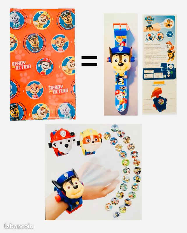 Neuf Montre Projecteur Pat Patrouille Chase Jeux Jouets