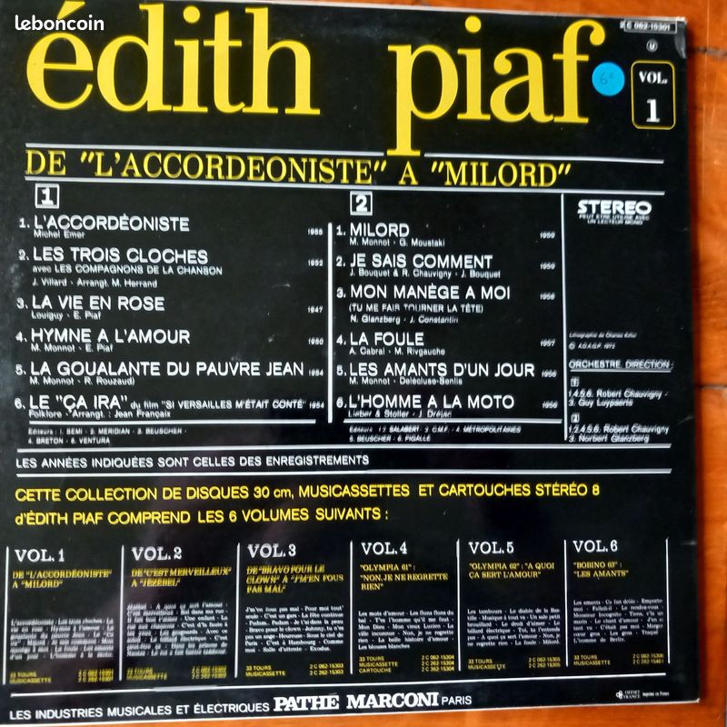 33 tr edith piaf (image 2)