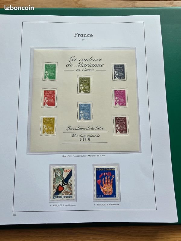 France Bloc 9 – Timbre Neuf Avec Gomme Originale MNH – 1989 Révolution Française – Édition Complète Pour Collectionneur