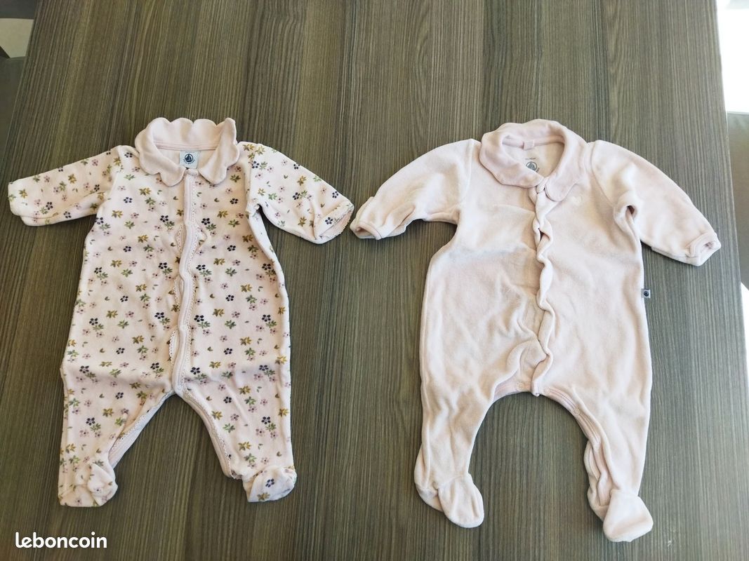 Lot pyjamas bébé petit bateau (image 1)