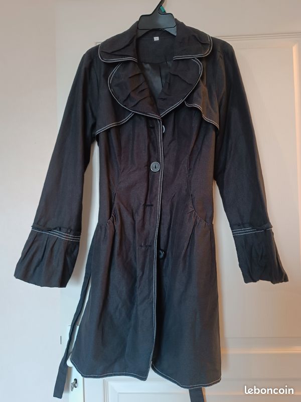 Trench noir (image 1)