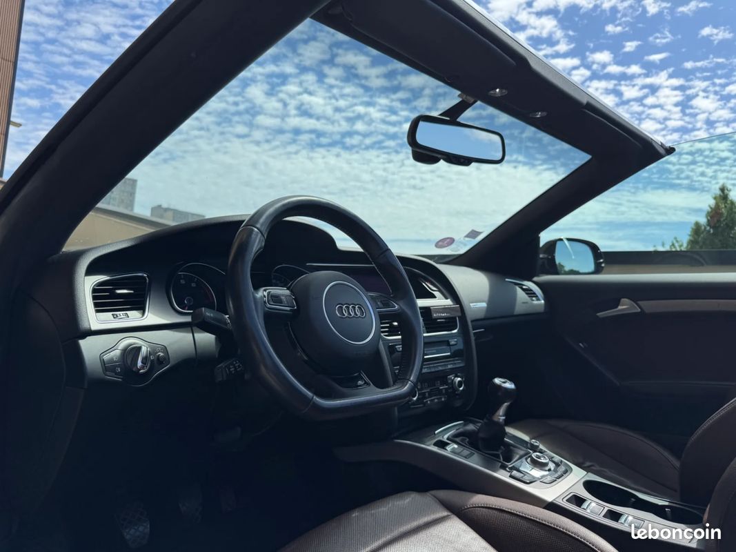 AUDI A5 Cabriolet 2.0 TFSI 211CV Suivi complet - Sièges Chauffants / Ventilés / Électriques (image 14)