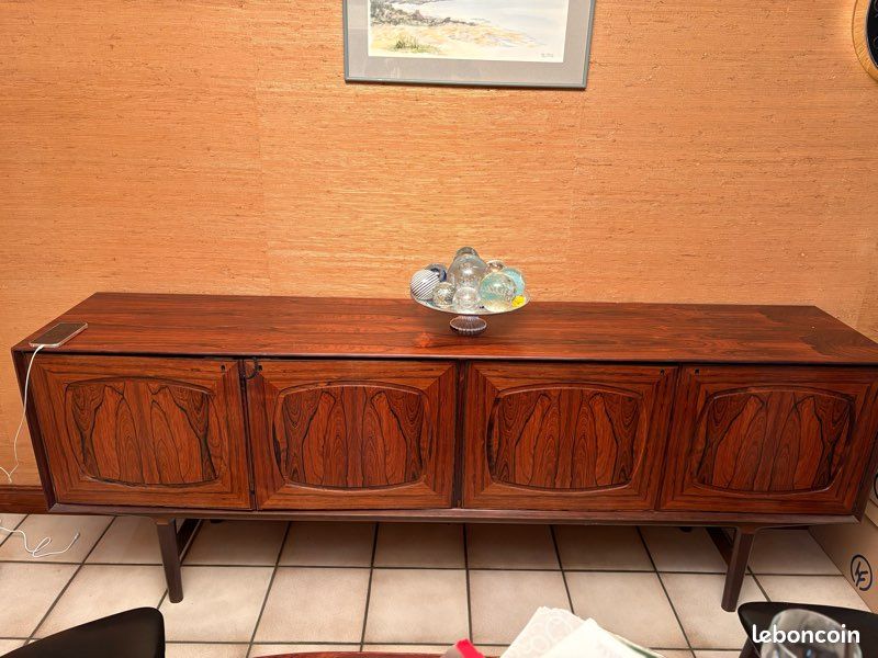 Magnifique enfilade scandinave vintage en palissandre – années 60/70 (image 1)