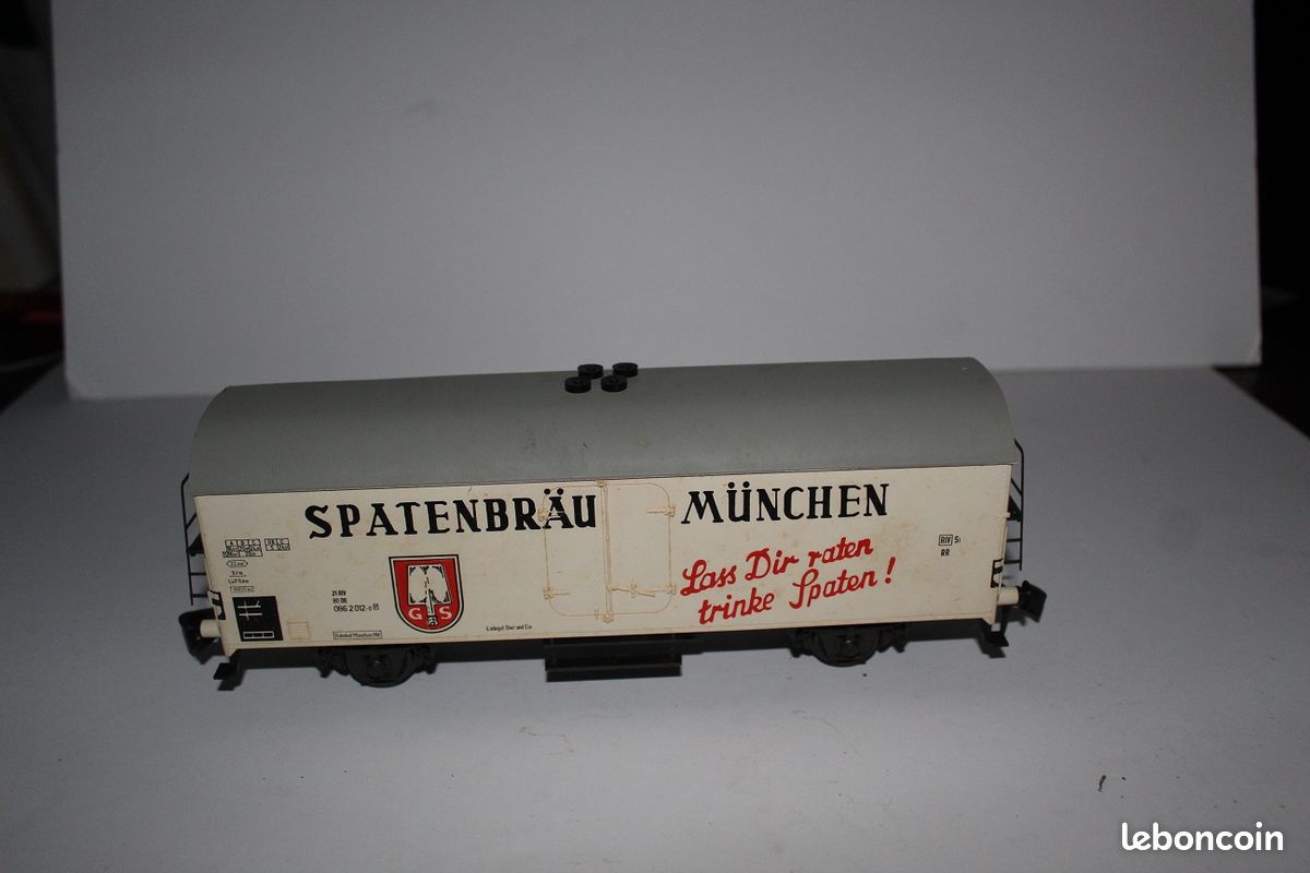 Wagon Réfrigérant Rivarossi Spatenbrau – Échelle O – Ref 7563 – Occasion En Boîte