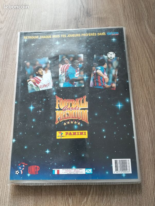 Lot De 9 Stickers Panini Foot 95 - France Football - Saison 1994 - Non Collés