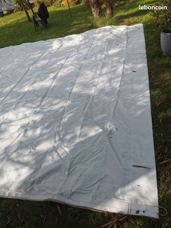 Bâche pvc 4,9 x 5,10 600g/m2 (image 3)