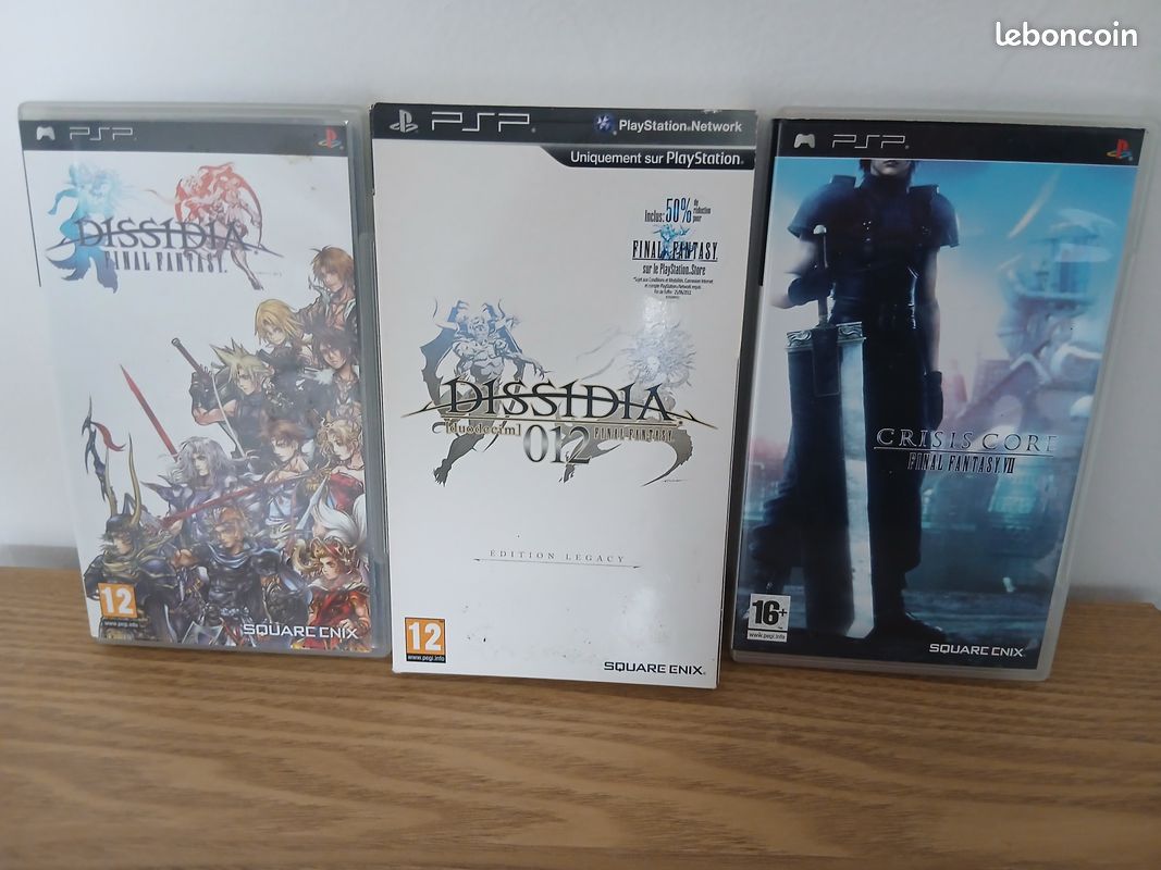 Jeu PSP Dissidia Final Fantasy Jeu PSP Dissidia : Final Fantasy - Version NTSC-J Japon - Bon état - Complète Miitopia Switch