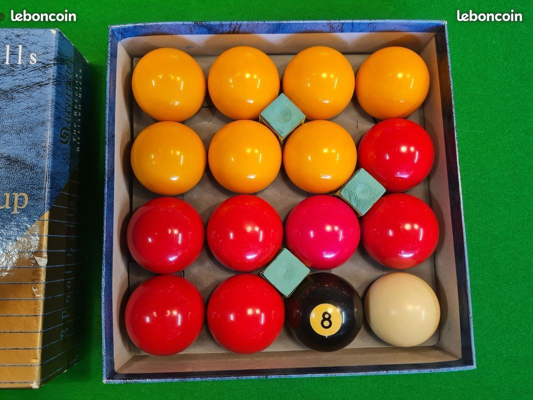 Jeu de billes Aramith 50,8 mm pour billard Anglais 8 pool (image 1)