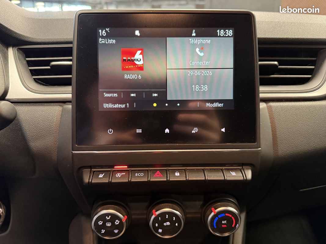 Renault CAPTUR II 1.0 TCE 90CV / CARPLAY / SIEGES CHAUFFANTS / LED (LAURENT AUTO) (image 11)