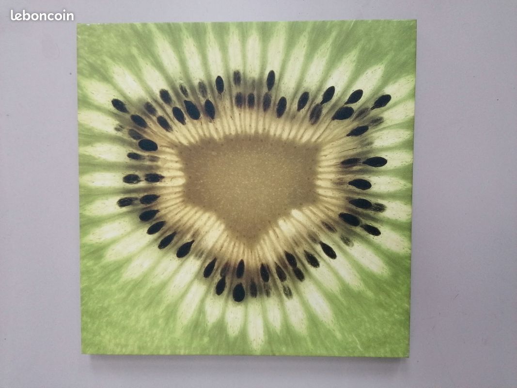 Triptyque tableaux fruits décoration cuisine – EXCELLENT ETAT (image 4)